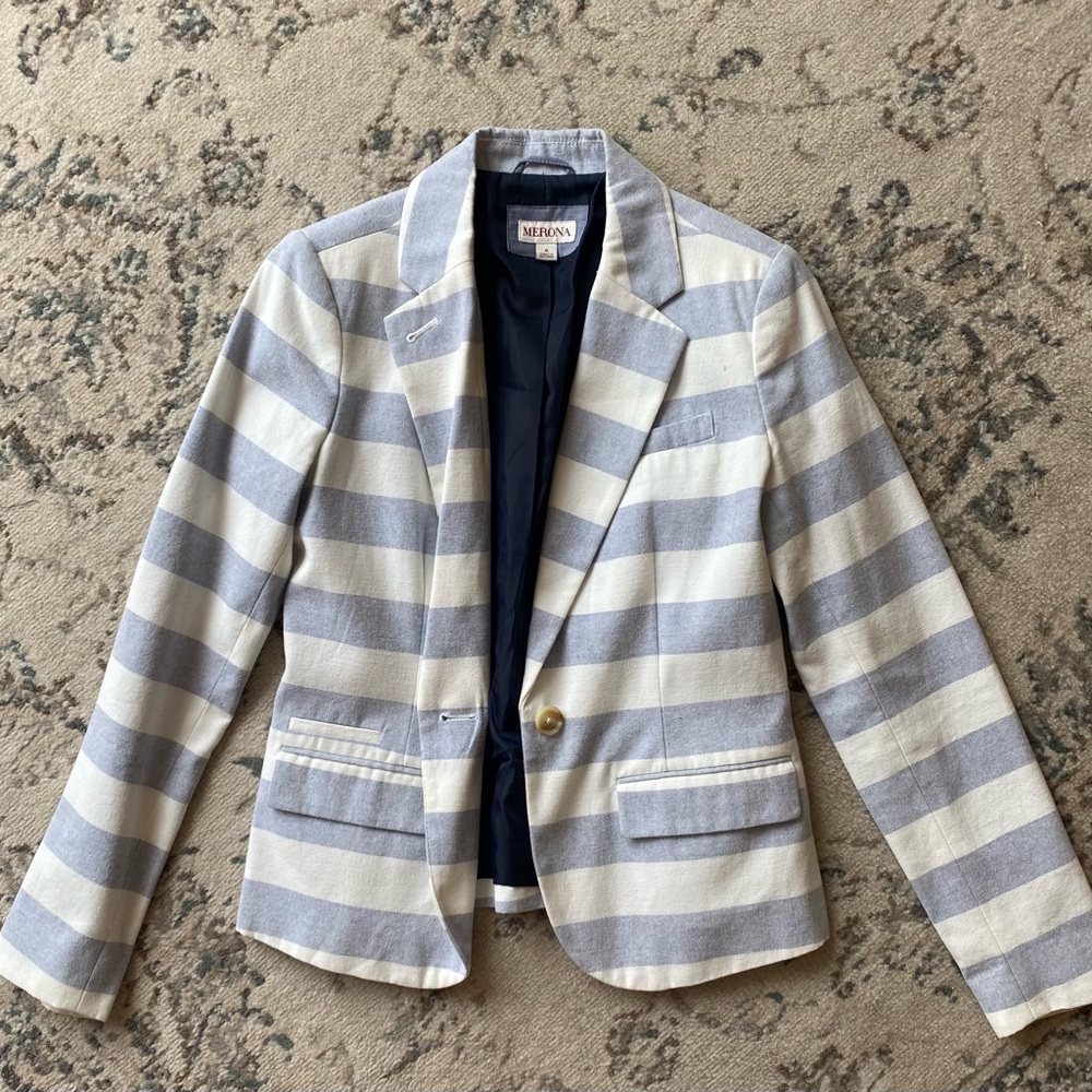 Striped Blazer